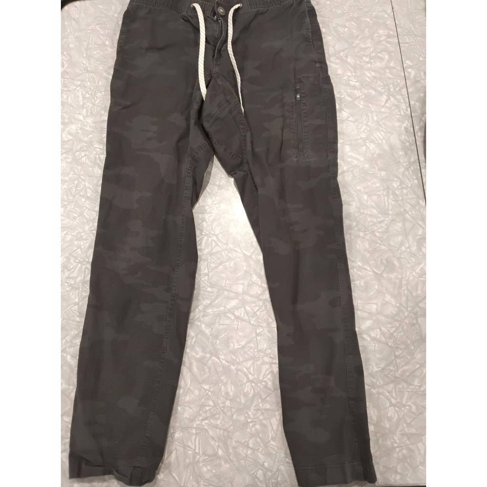 VUORI Mens Camo Cargo Jogger Pants Drawstring Waist‎ Size L